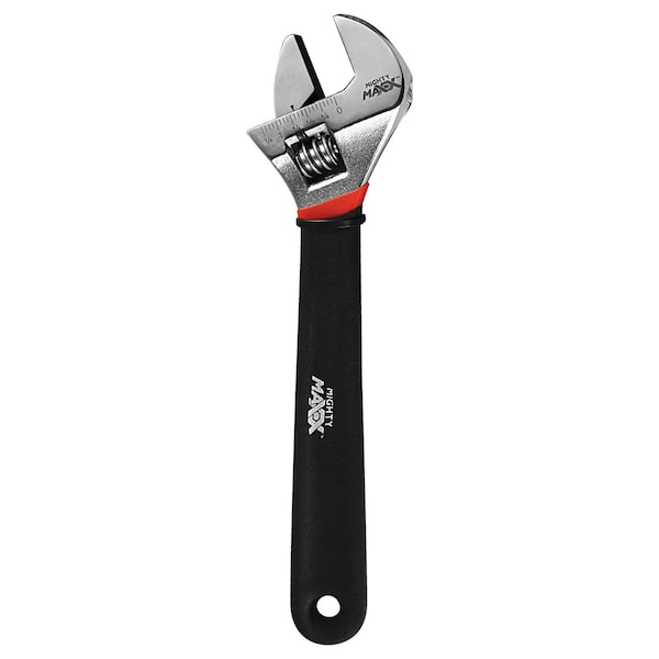 Wrench Adjustable W Grip Handle 8in